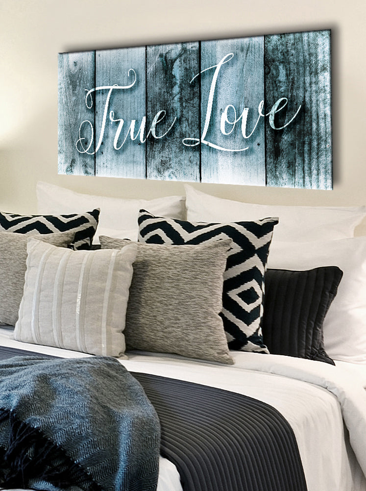 Limited Time Offer! High - Quality Couples Wall Art - True Love with Wood Frame, Ready to Hang