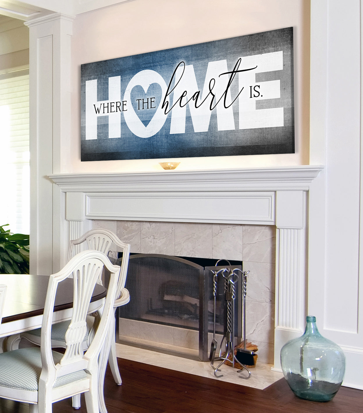Ready-to-Hang 'Home Where The Heart Is' Wall Art (Wood Frame) - Buy 2, Save 20%