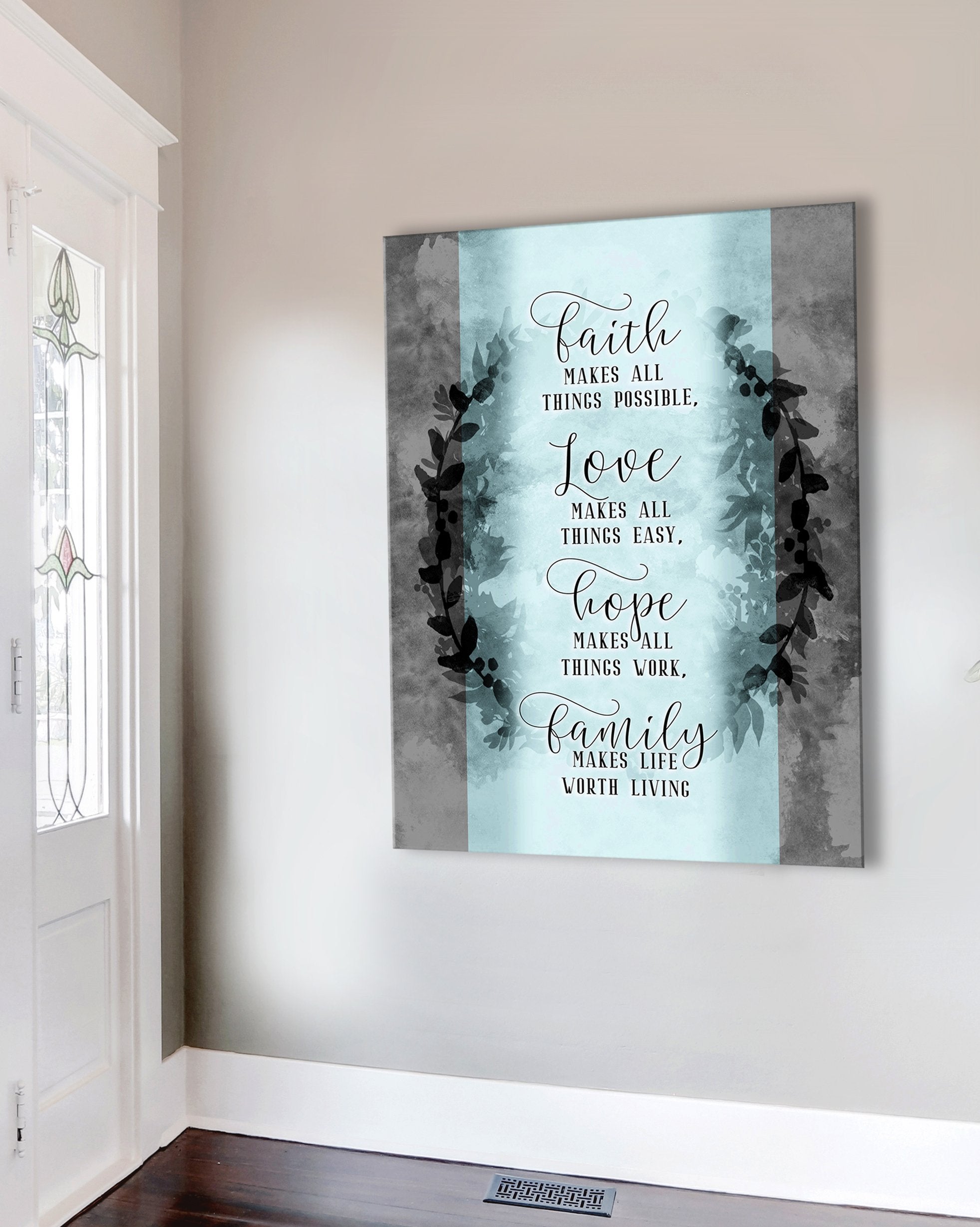 Faith Wall Art: Ready-To-Hang Wood Frame - Buy 2 Save 20%