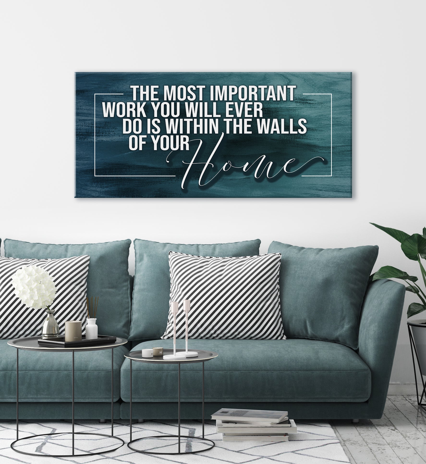 Hot Deal! Ready-to-Hang Wood Frame Home Wall Art