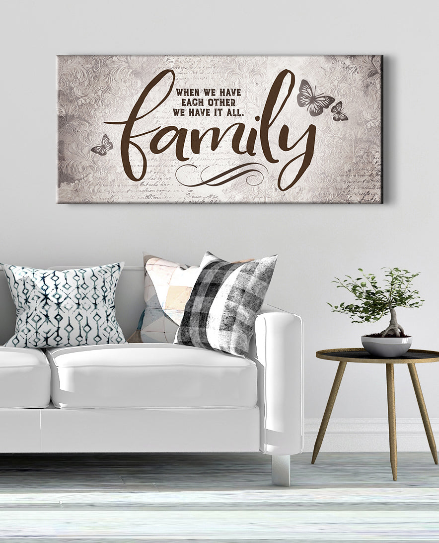 Family Wall Art V2: Wood Frame, Ready To Hang - Buy 2, Save 20%