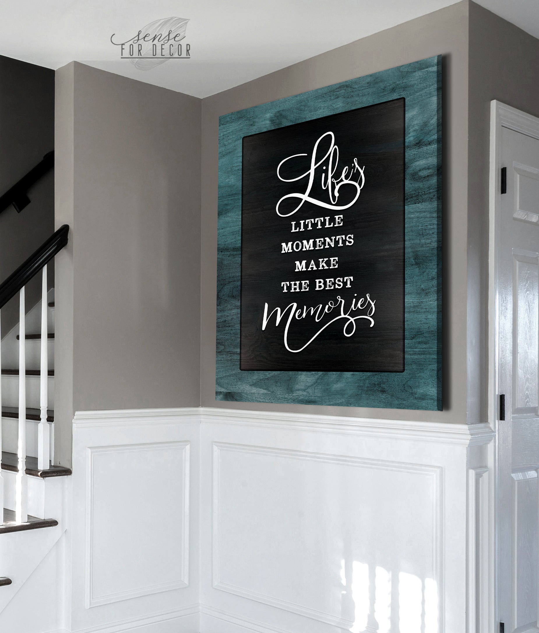 Family Wall Art: Lifes Moments, Best Memories (Wood Frame, Ready to Hang) - Buy 2, Save 20%