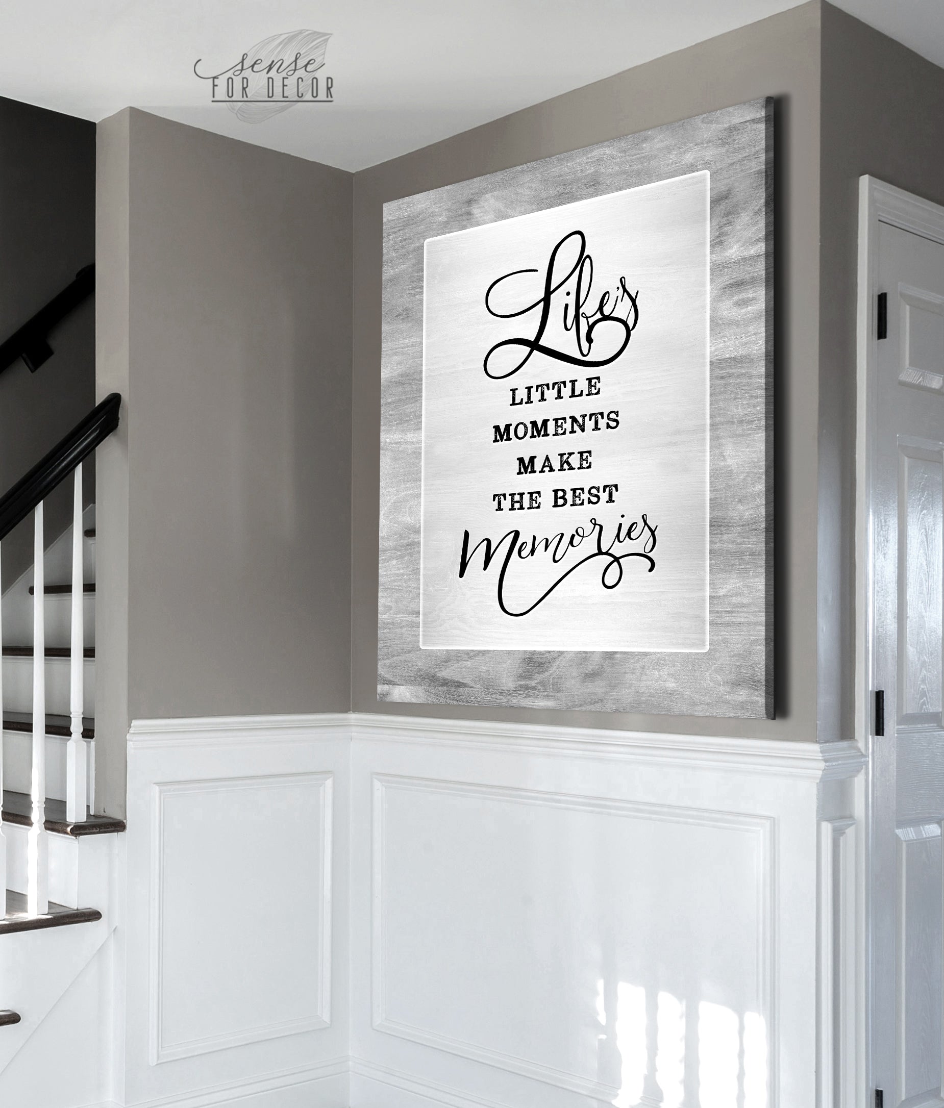 Family Wall Art: Lifes Moments, Best Memories (Wood Frame, Ready to Hang) - Buy 2, Save 20%