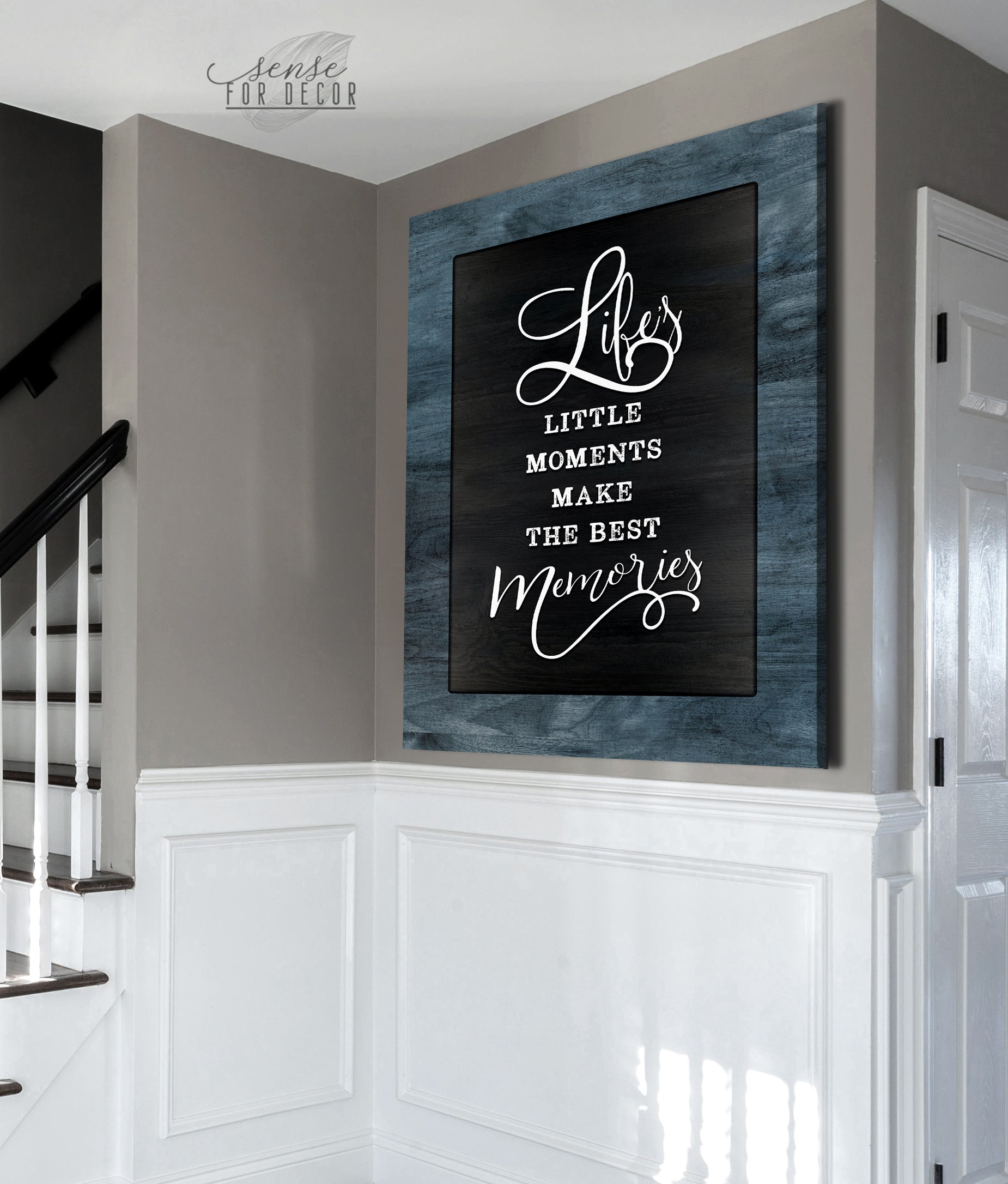 Family Wall Art: Lifes Moments, Best Memories (Wood Frame, Ready to Hang) - Buy 2, Save 20%