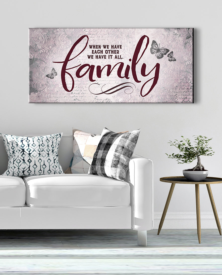 Family Wall Art V2: Wood Frame, Ready To Hang - Buy 2, Save 20%