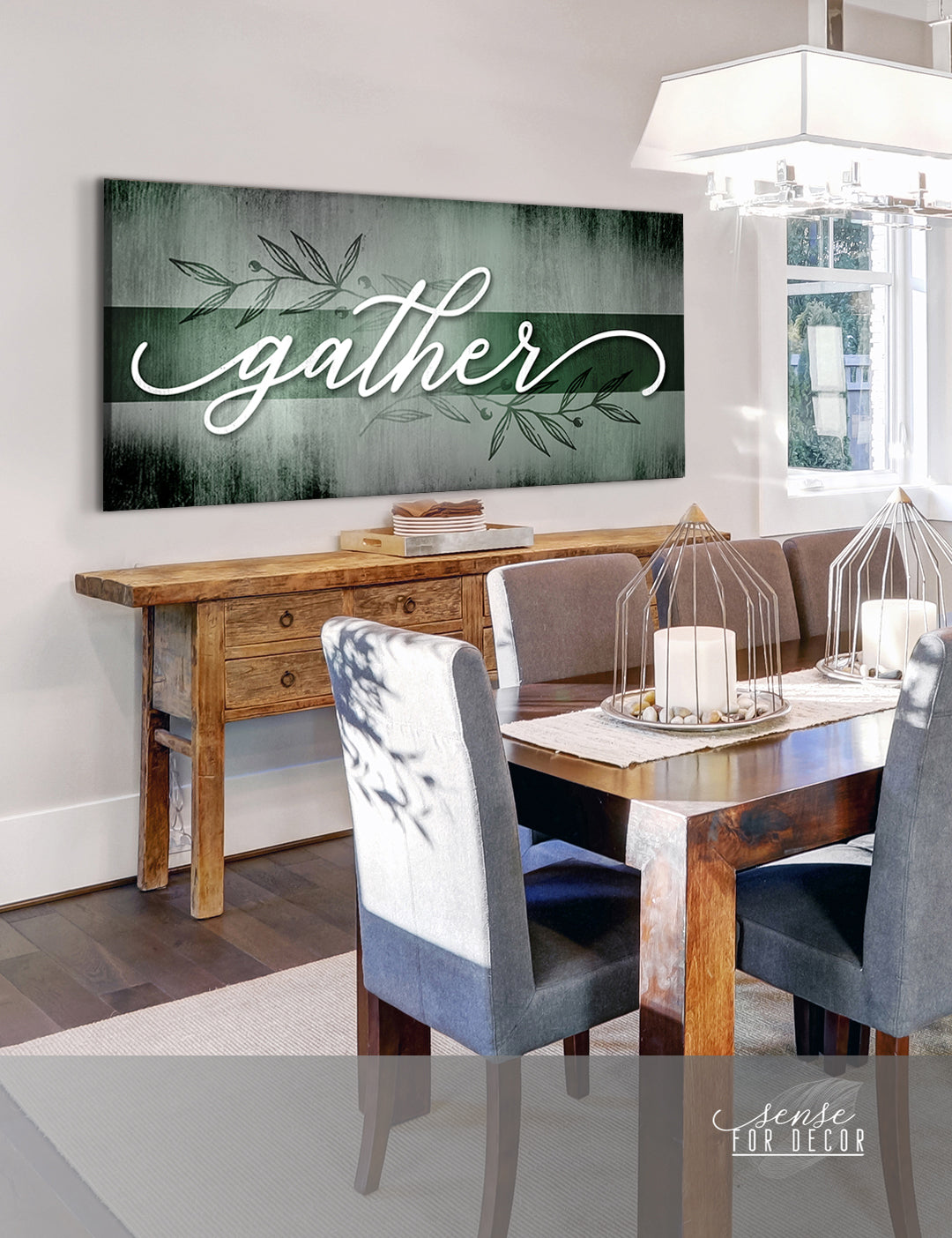 Hot Deal! Christian Wall Art Gather V10 with Wood Frame, Ready to Hang