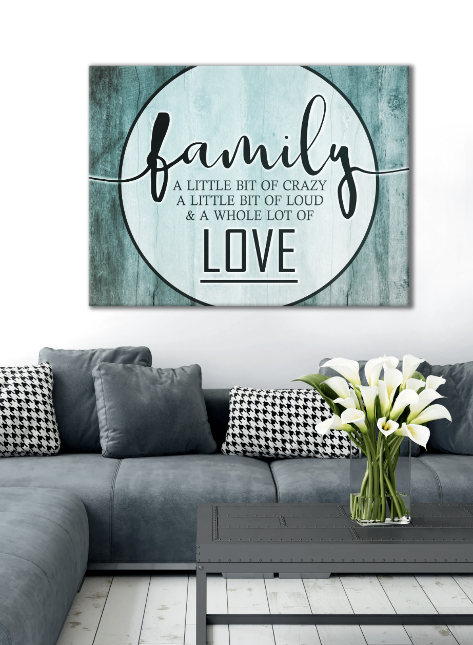 High - quality Wood - framed Family Love Saying Bedroom Wall Art Ready to Hang