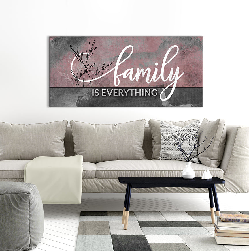 High - Quality Family Wall Art V9: Wood Frame, Ready to Hang