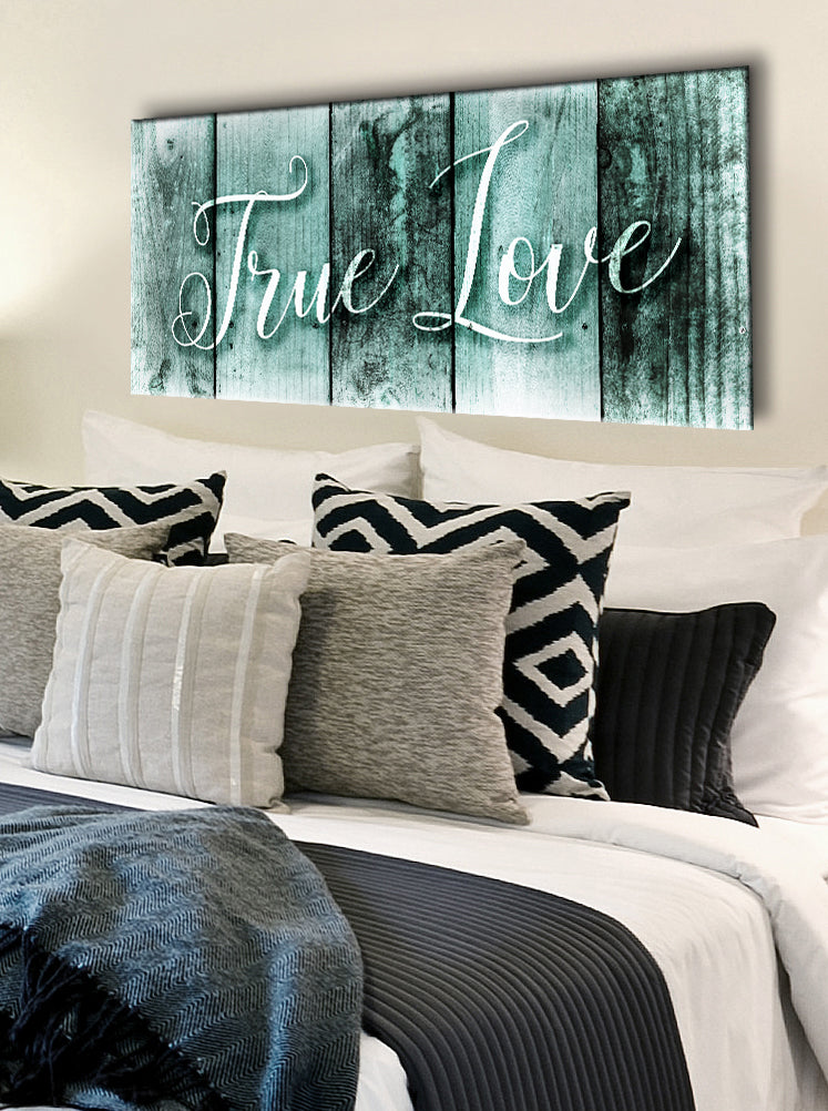 Limited Time Offer! High - Quality Couples Wall Art - True Love with Wood Frame, Ready to Hang