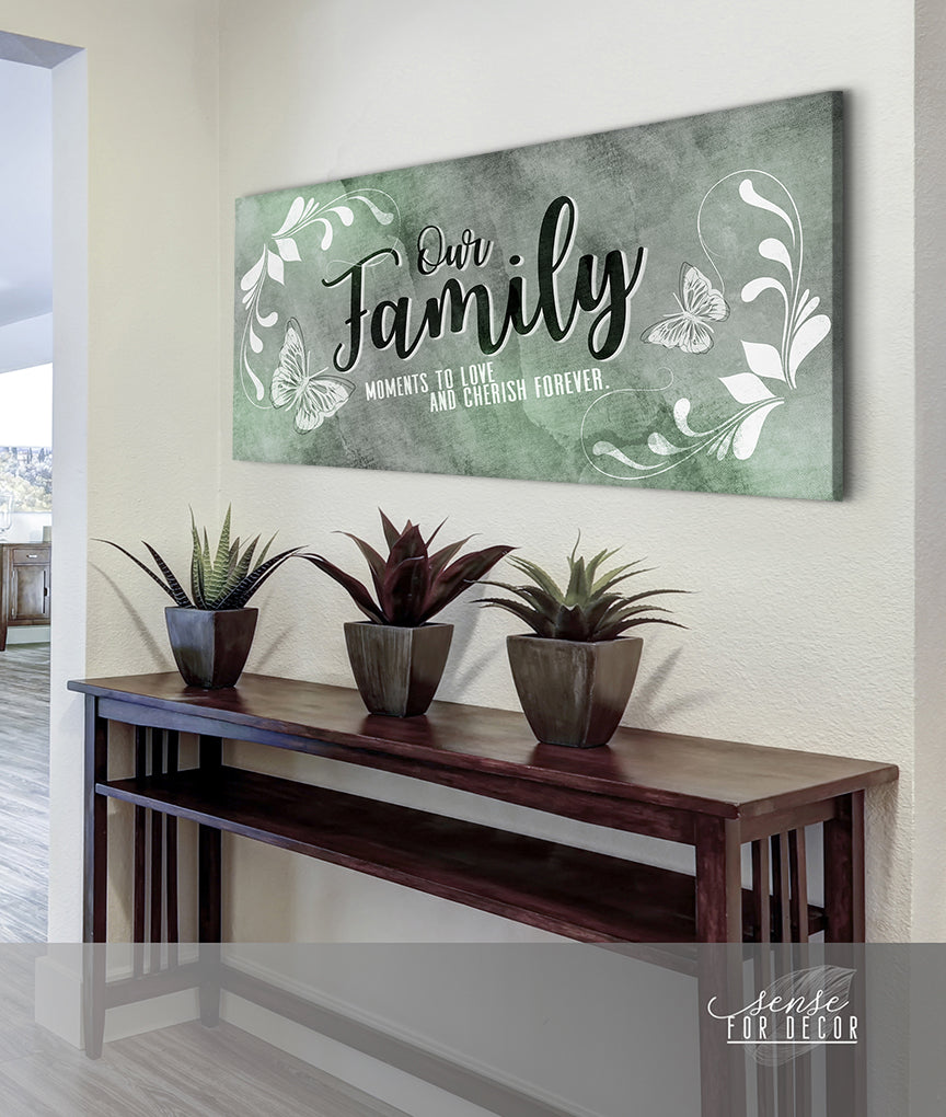 Hot! Family Wall Art: Our Precious Family Moments (Wood Frame, Ready To Hang)