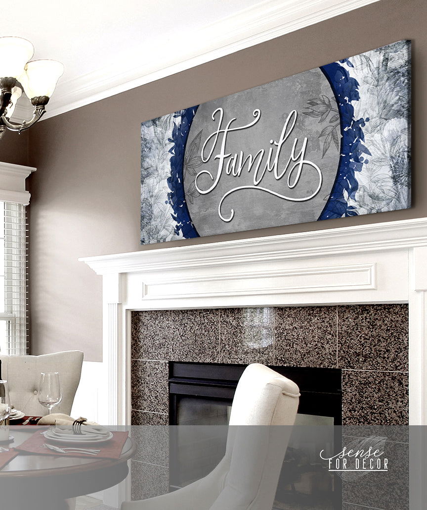 Hot Deal! Family Word Sign V11 Wood Frame Wall Art Ready To Hang