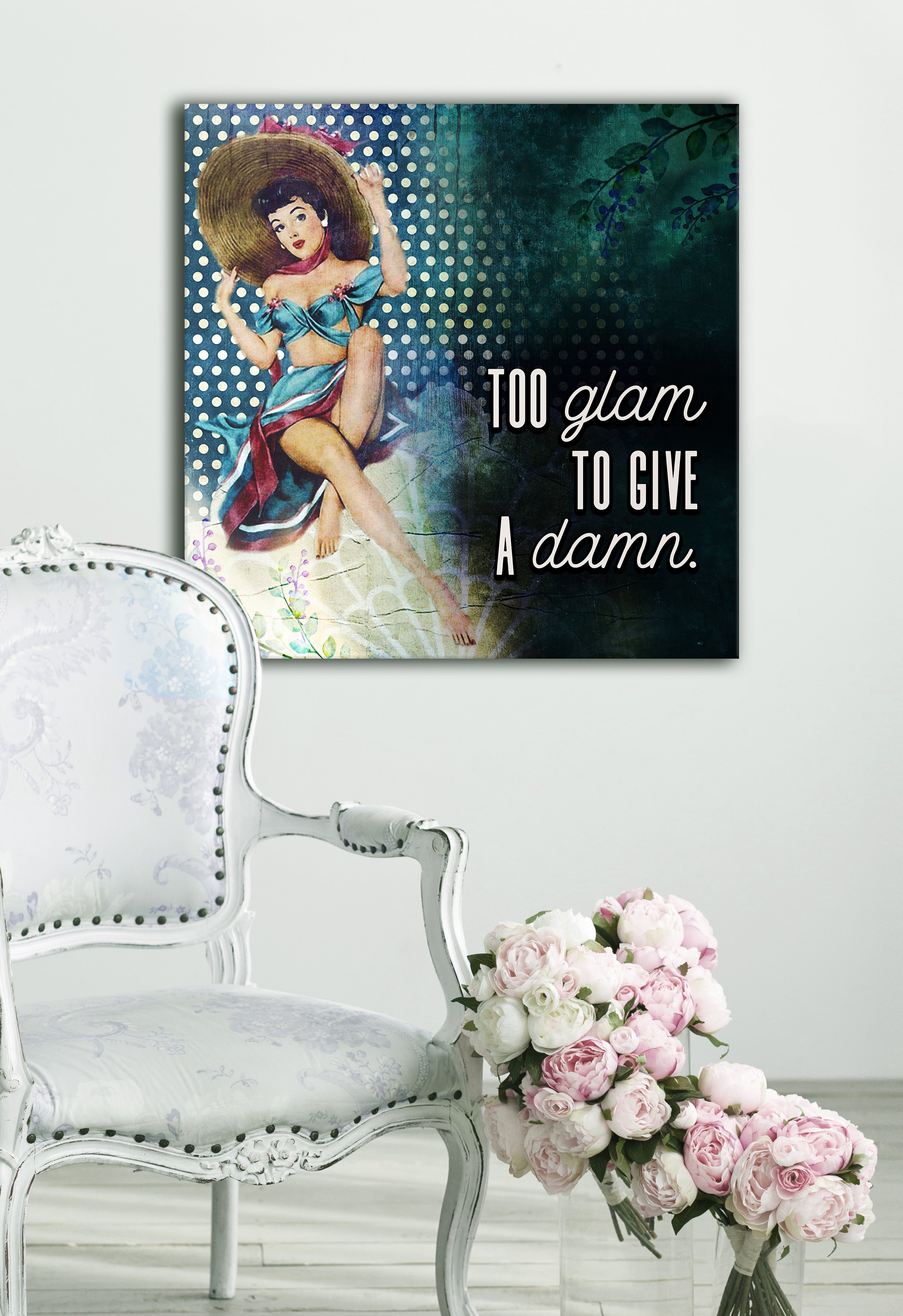 Exclusive Vintage Wall Art for Powerful Women: Wood Frame, Ready to Hang - Buy 2, Save 20%