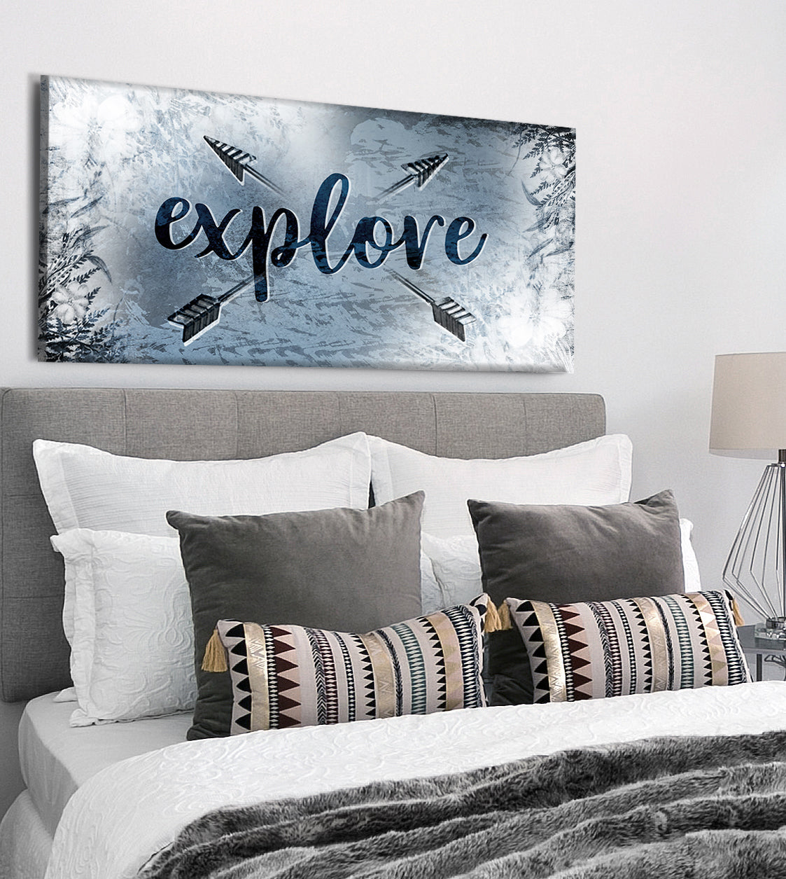 Hot! Ready-to-Hang Wood Frame Home Wall Art