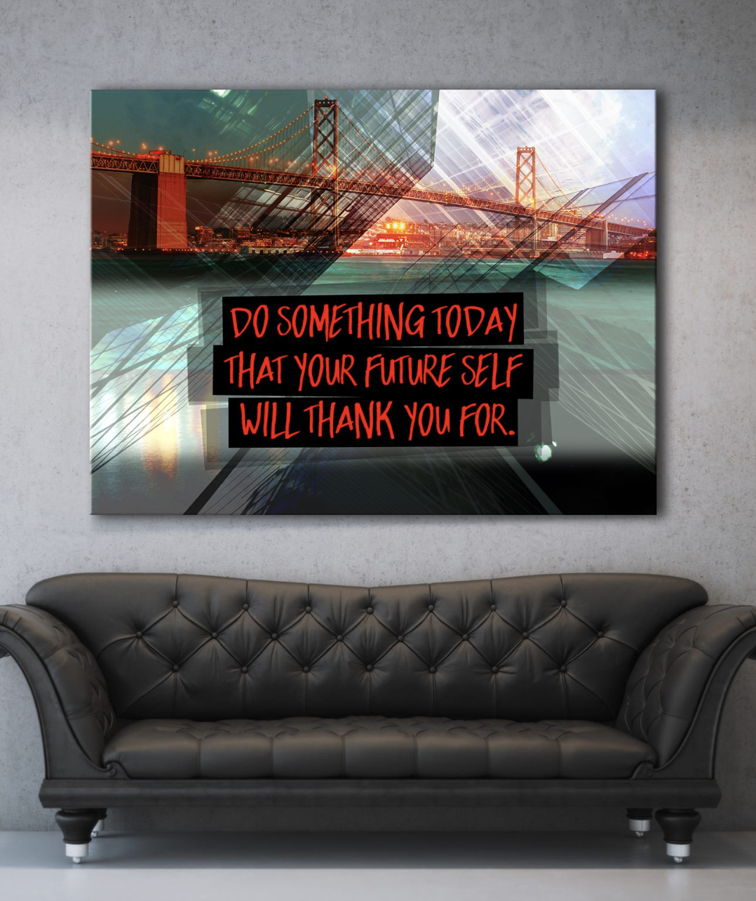 Limited Time Offer! Ready - To - Hang Wood - Framed Business Wall Art: Do Something Today