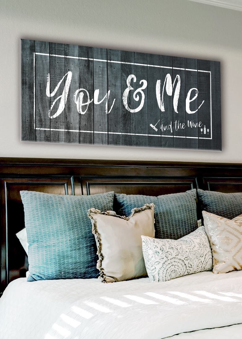 Exclusive Wine Wall Art: You, Me, and the Wine - Buy 2, Save 20%