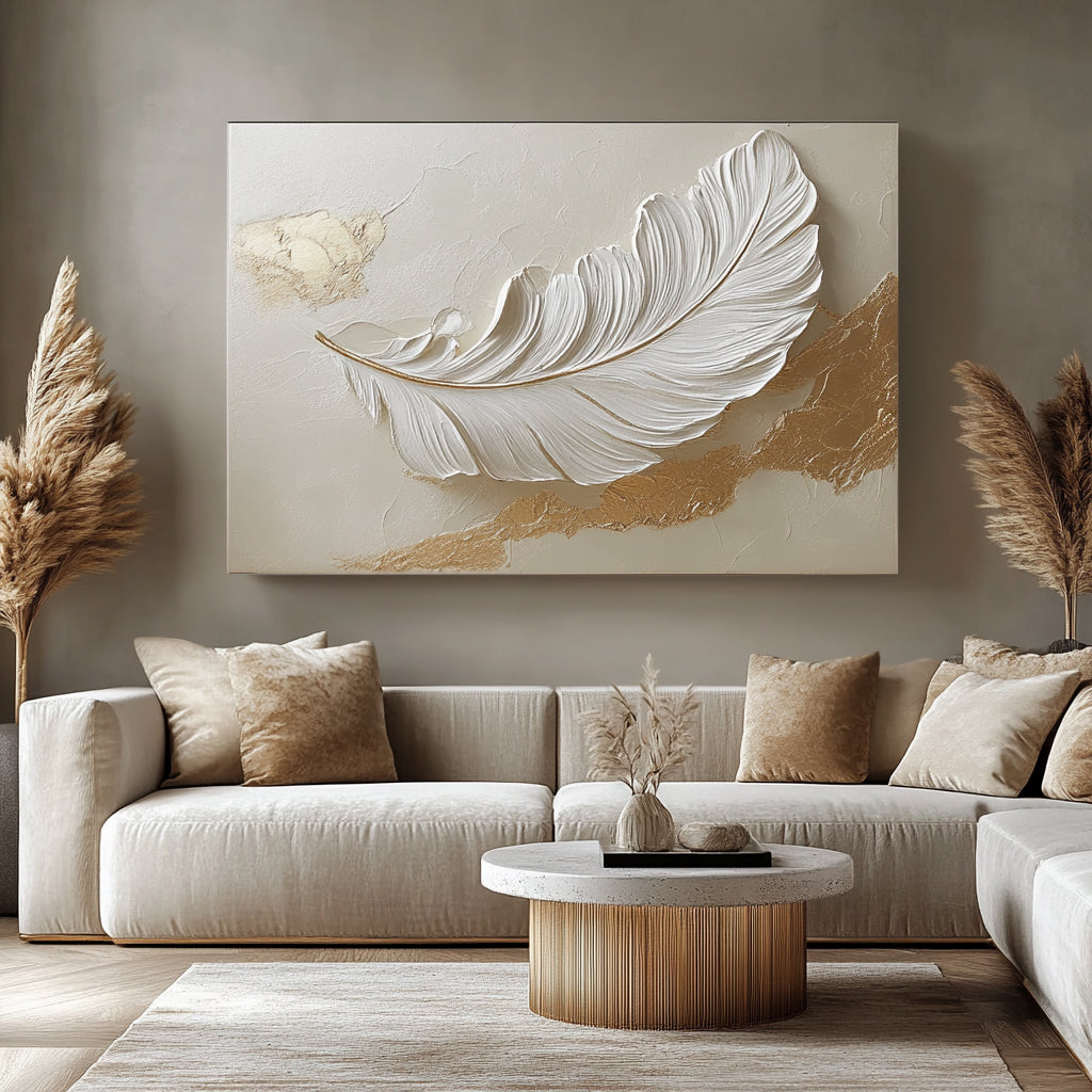 Ethereal Feather Home Wall Art - Buy 2, Save 20%