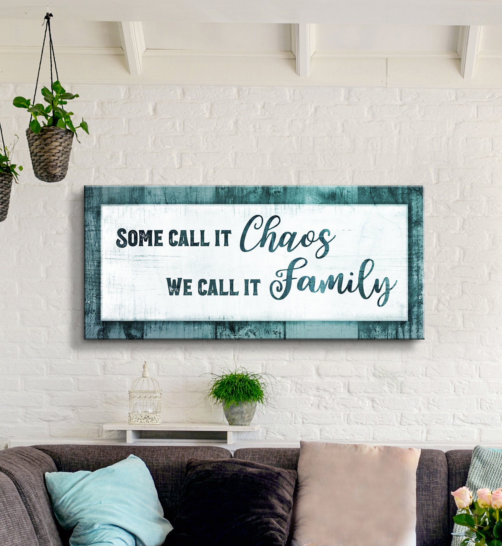 Hot! Family Wall Art V2: Wood Frame, Ready To Hang