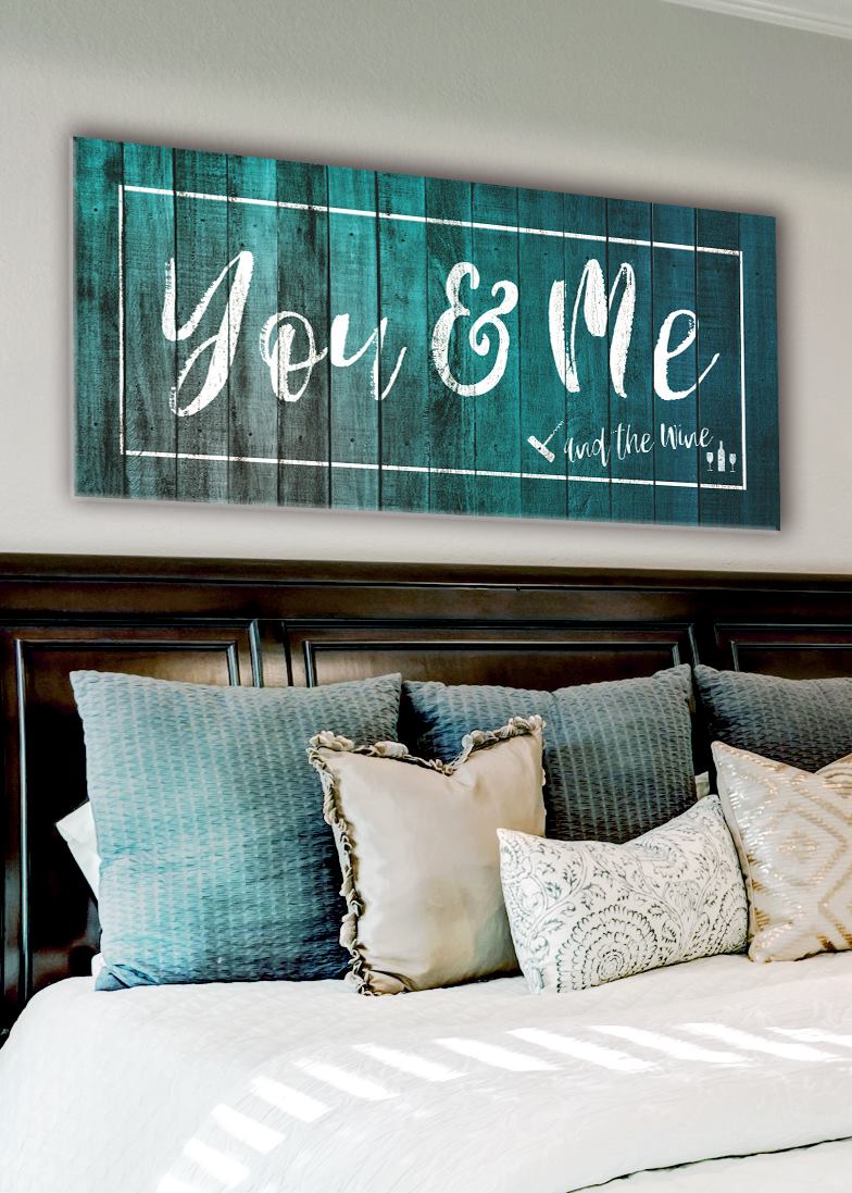 Exclusive Wine Wall Art: You, Me, and the Wine - Buy 2, Save 20%