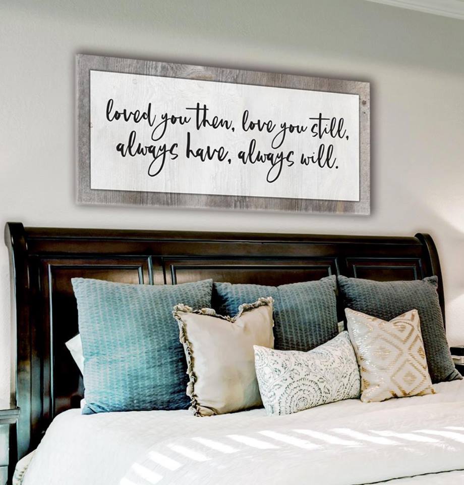 Exclusive Couples Wall Art - 'Loved You Then, Love You Still' V9 with Wood Frame, Ready to Hang! Buy 2, Save 20%