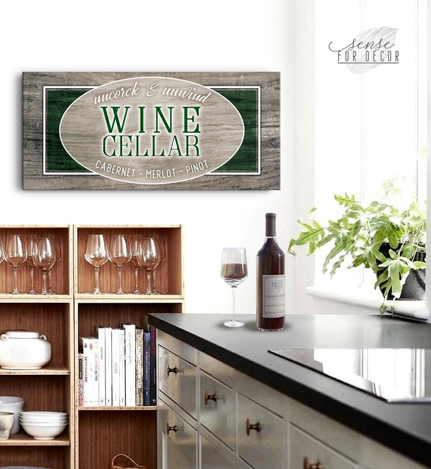Exclusive Wine Wall Art: Ready - to - Hang Wine Cellar Sign