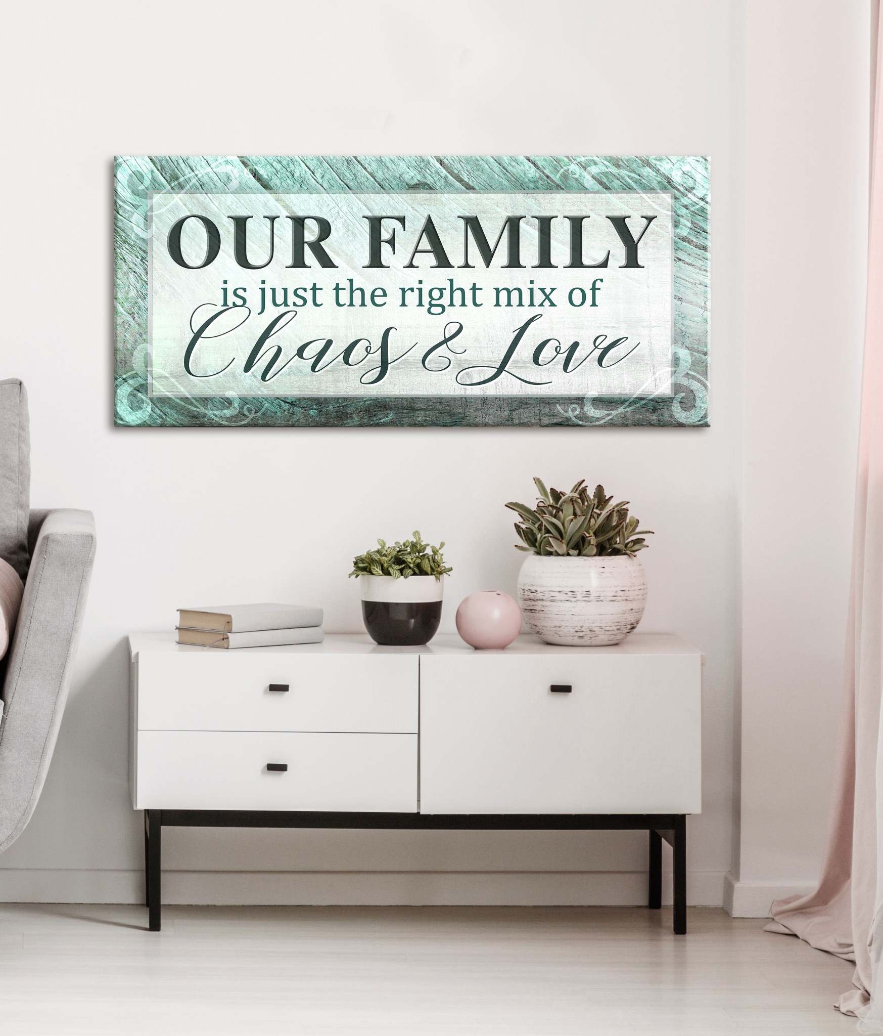 Ready-to-Hang Wood Frame Family Wall Art: The Perfect Family Mix V3