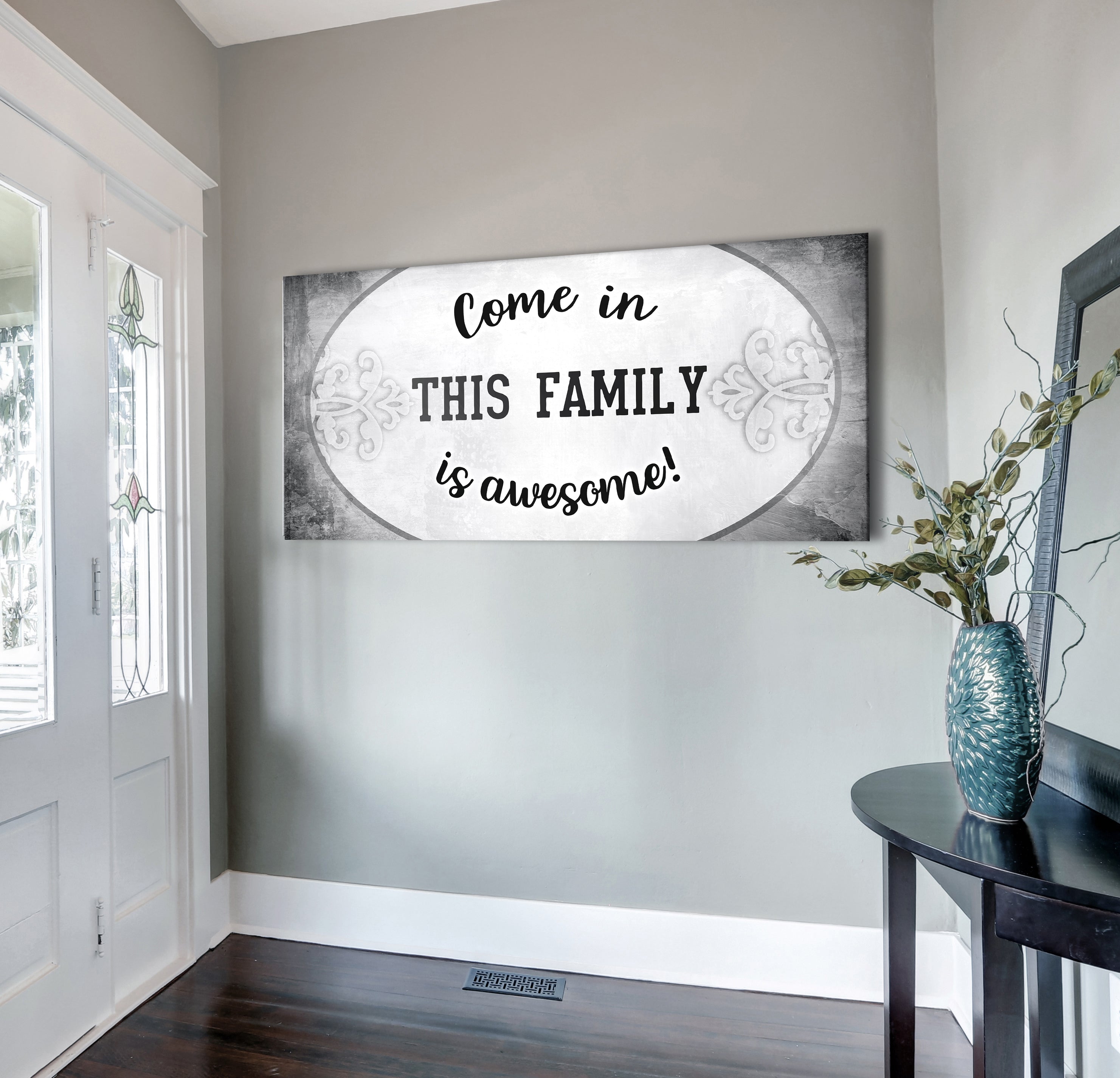 Awesome Family Wall Art V2 with Wood Frame (Ready to Hang) - 20% Off on 2+!
