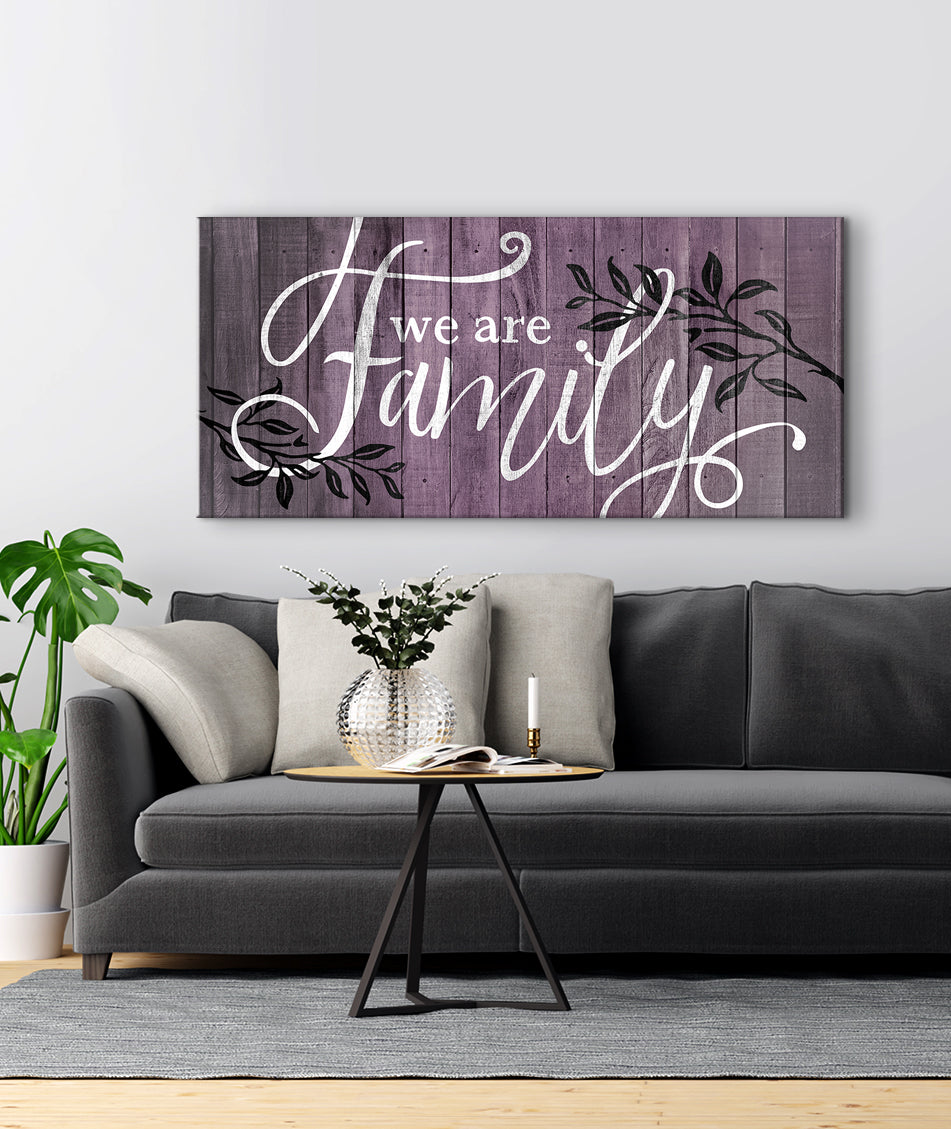 Hot Deal! Ready - To - Hang Family Wall Art V3 with Wood Frame