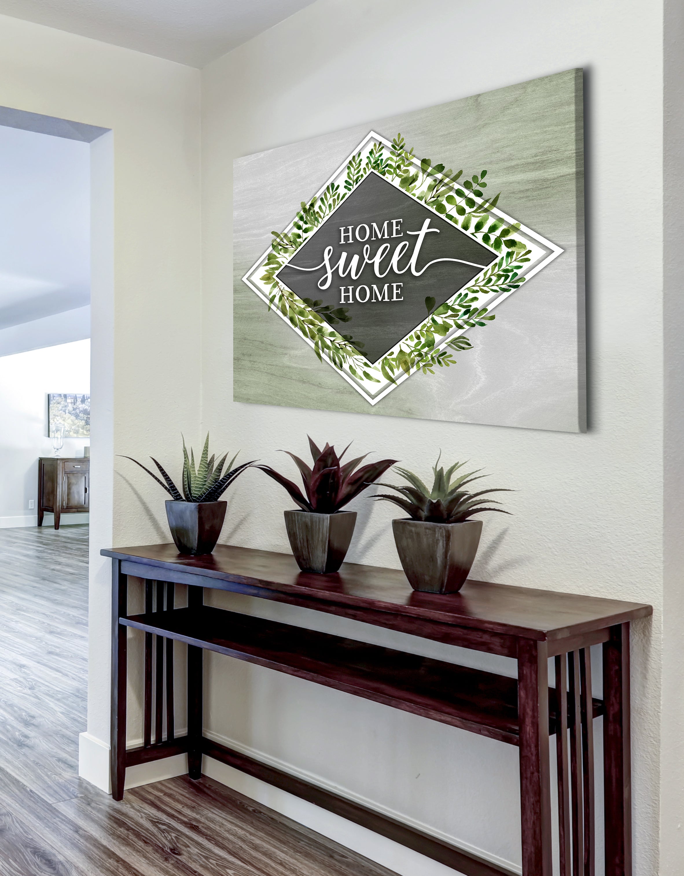 Hot Deal! Ready-to-Hang Wood Frame Home Wall Art - Home Sweet Home V18