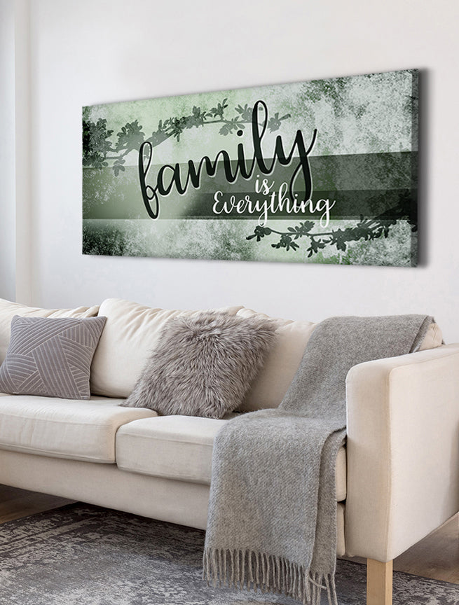 Exclusive Family Wall Art - 'Family Is Everything V3' with Wood Frame, Ready to Hang! Buy 2 Save 20%