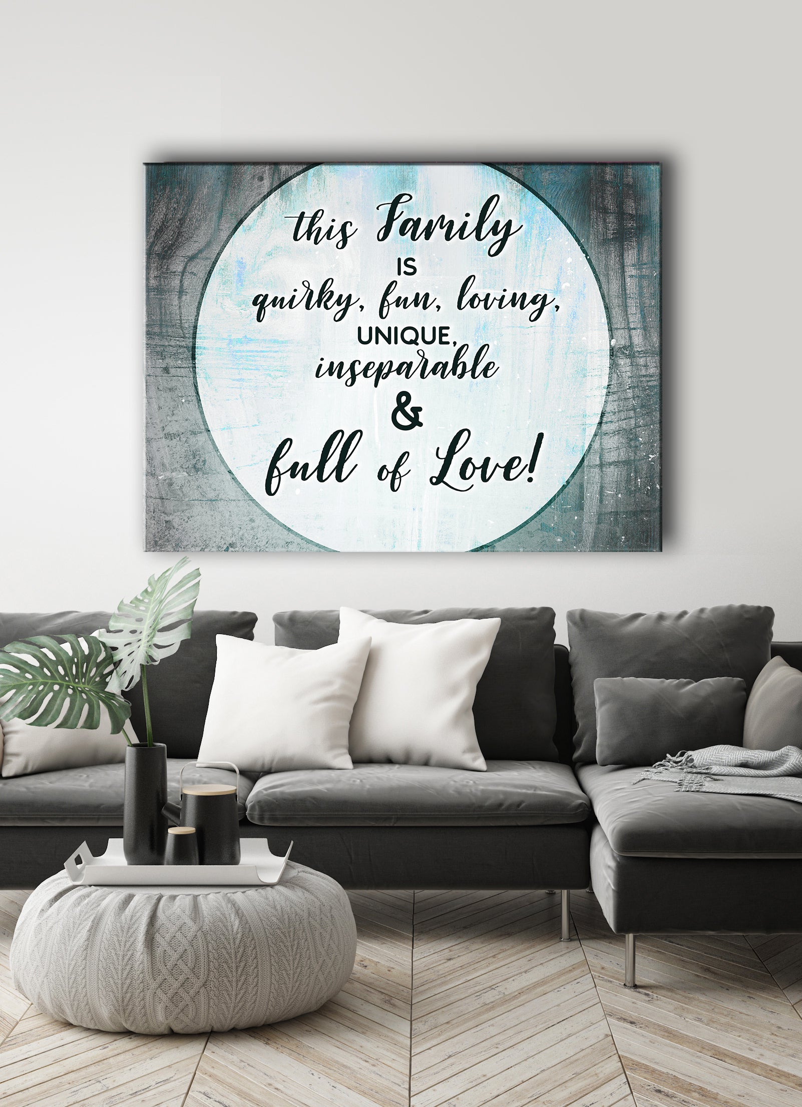 Quirky Family Wall Art (Wood Frame, Ready To Hang) - Buy 2, Save 20%