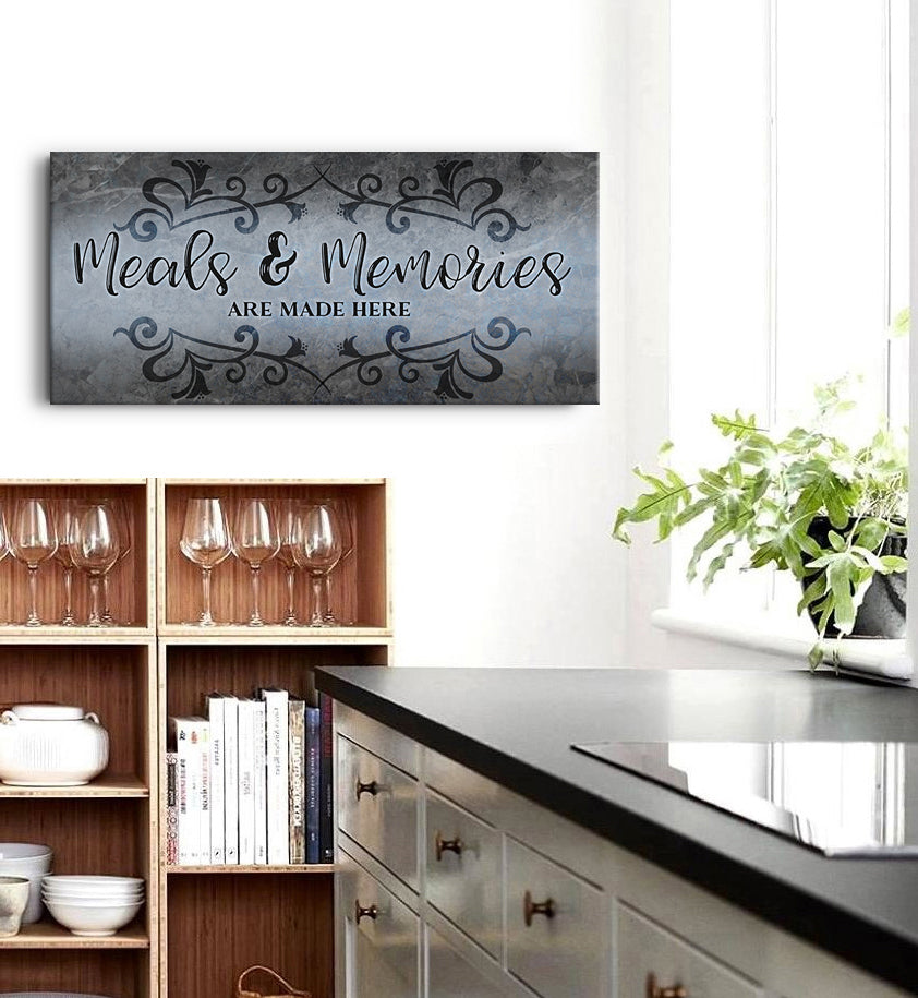 Ready-to-Hang Wood Frame Kitchen Wall Art: Where Meals & Memories Are Crafted