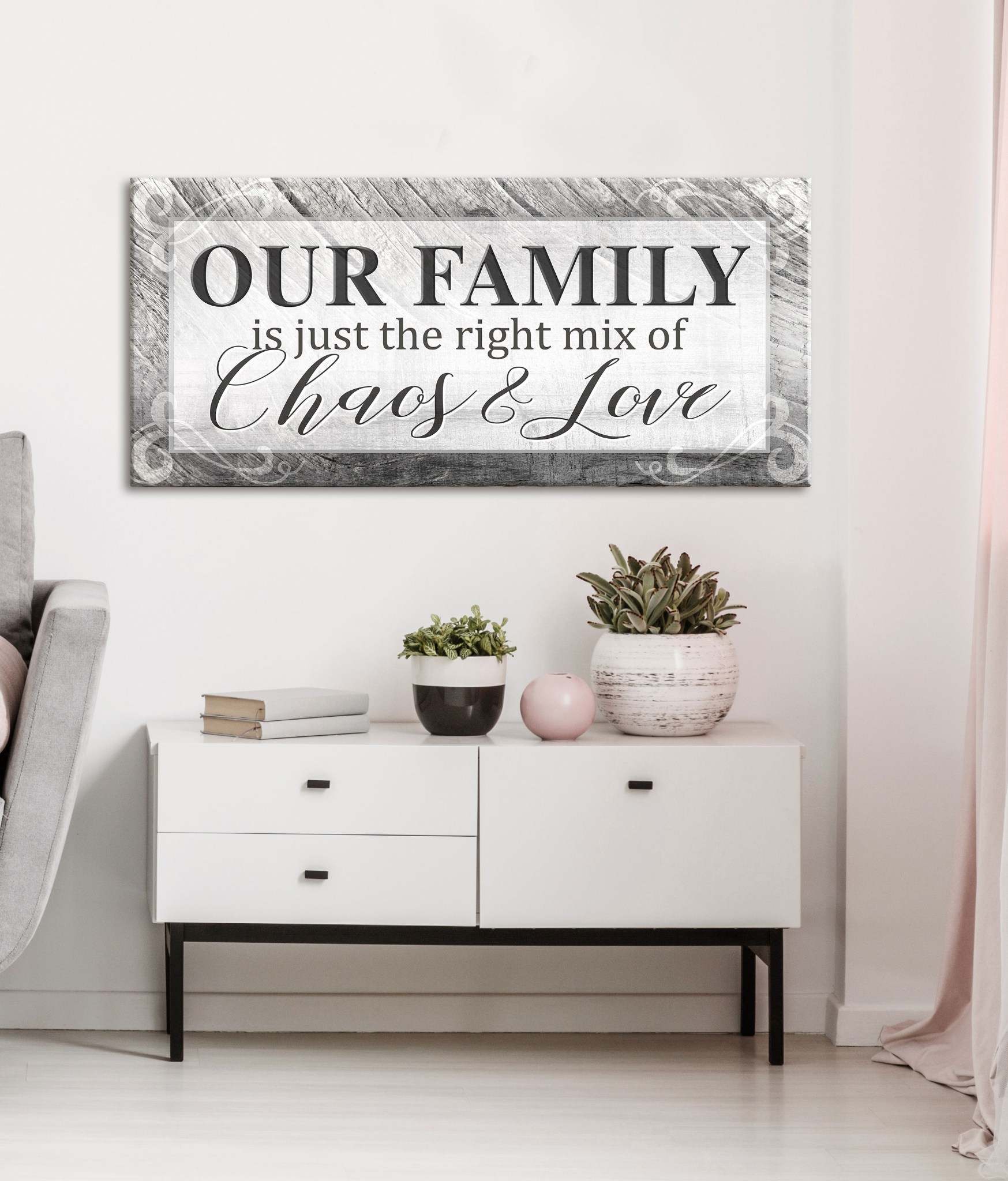 Ready-to-Hang Wood Frame Family Wall Art: The Perfect Family Mix V3