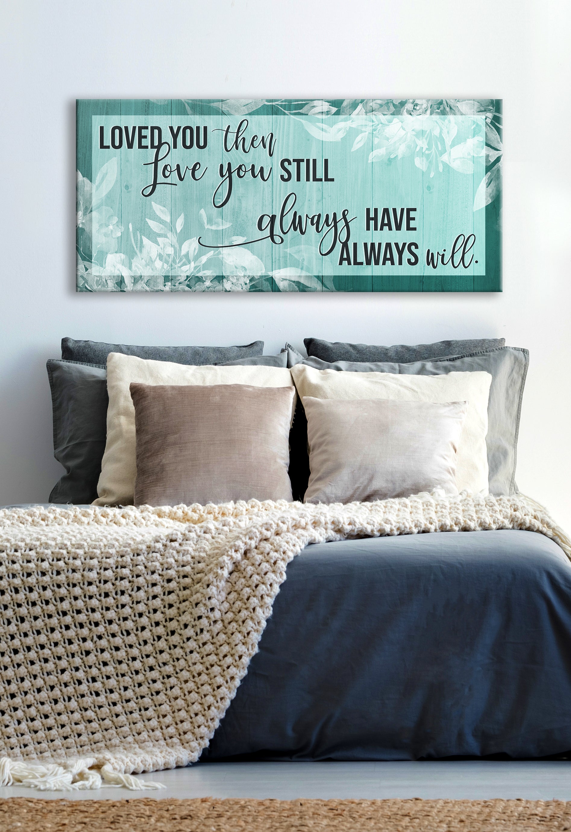Hot Deal! Ready-to-Hang Couples Wall Art - Love You Now, Love You Still V2 with Wood Frame