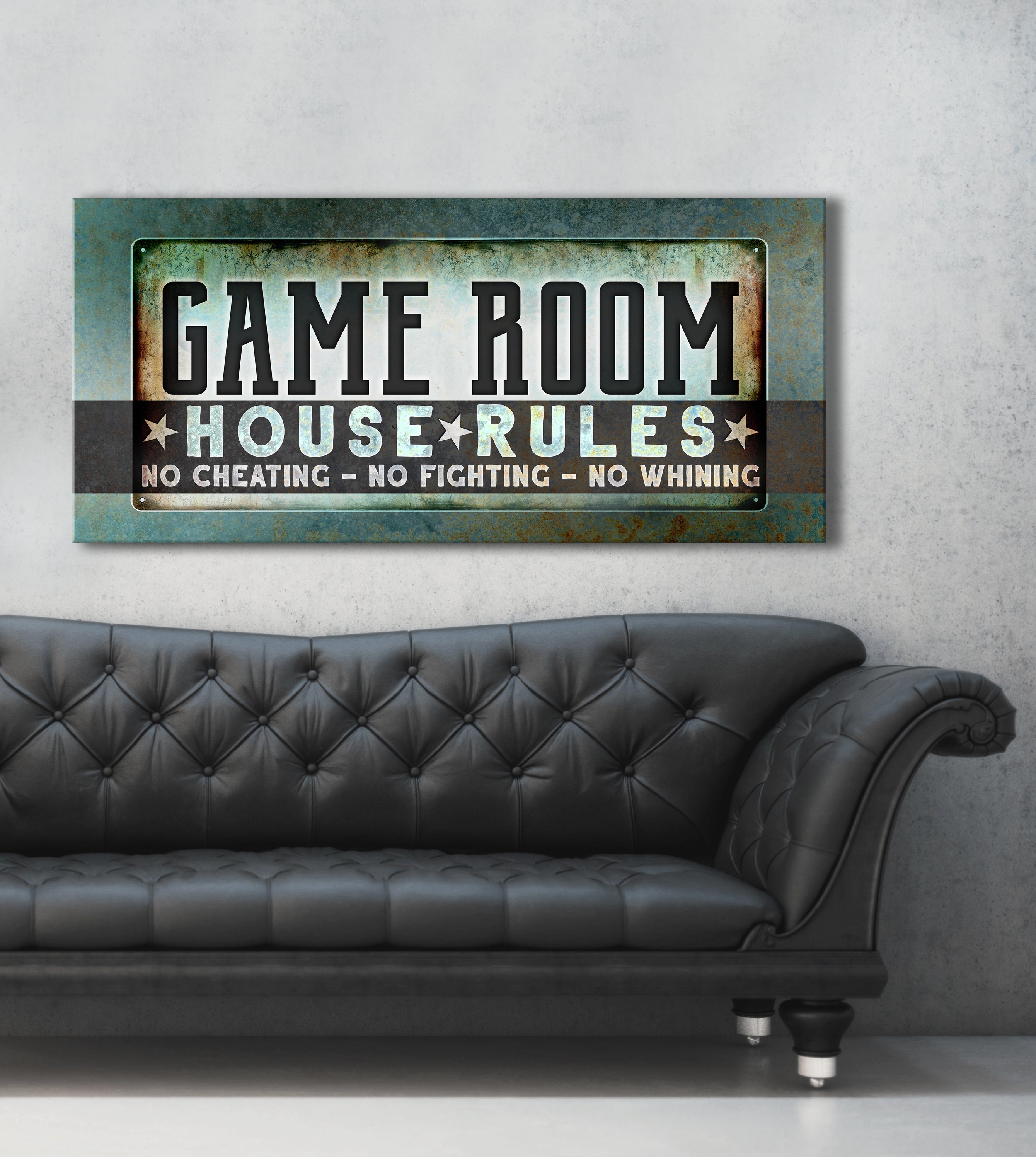 Hot Deal! Ready - To - Hang Wood - Framed Game Room House Rules Wall Art