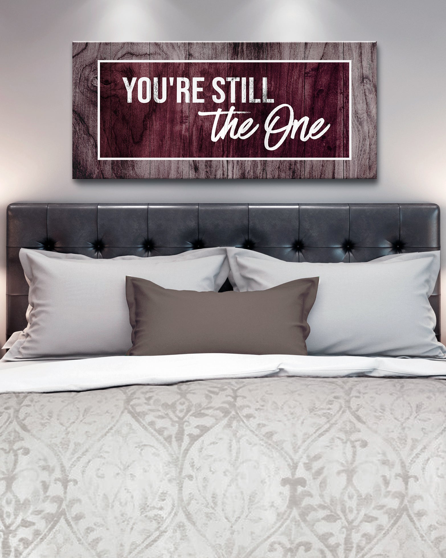 Hot! You're Still The One V2 Couples Wall Art with Wood Frame (Ready To Hang)