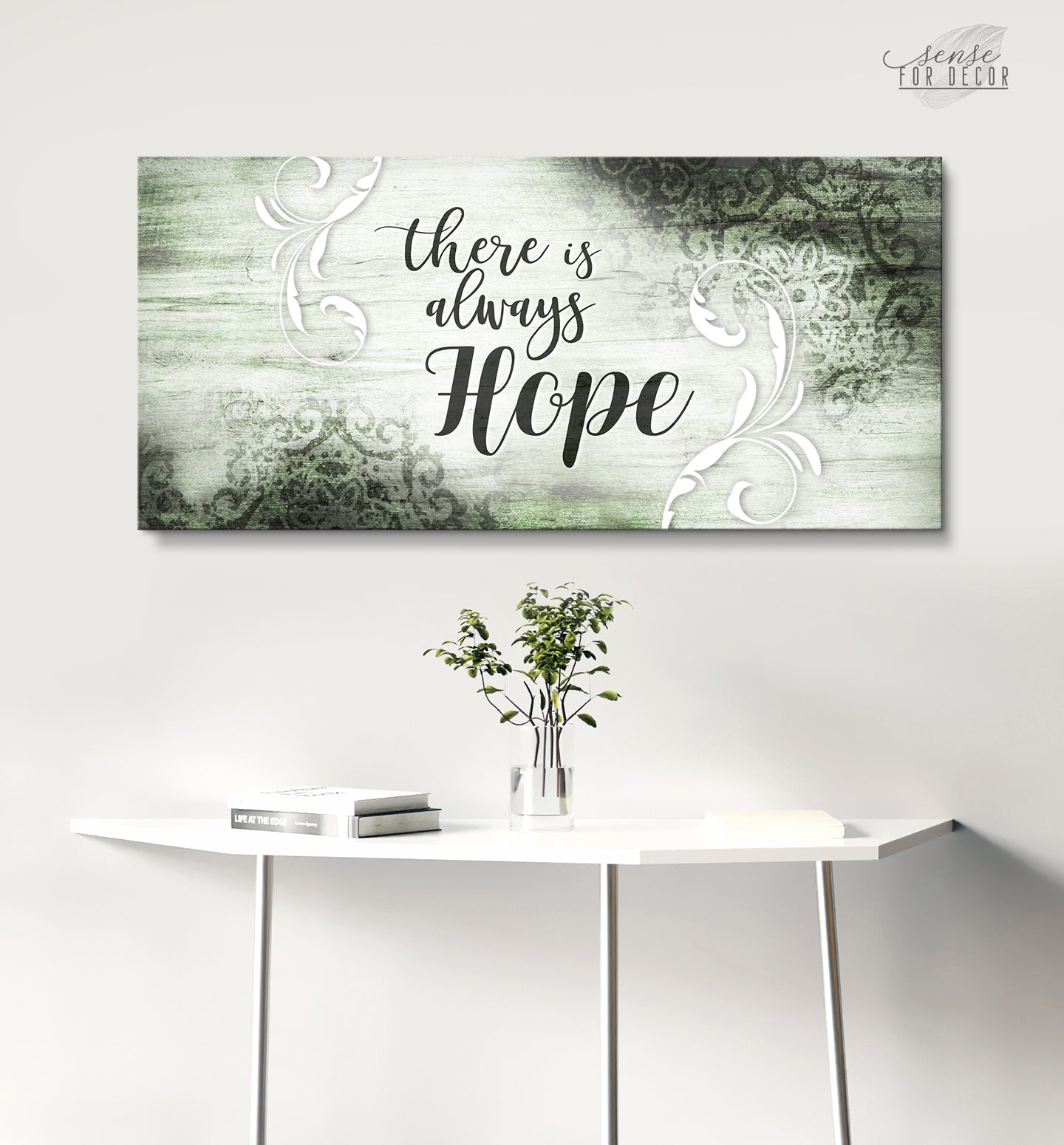 Inspire Wall Art: There is Always Hope - Wood Frame, Ready to Hang! Buy 2, Save 20%