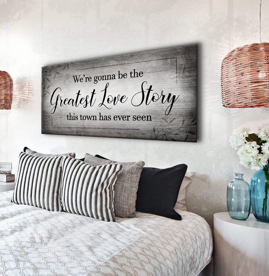 Ready - To - Hang Wood - Framed Couples Wall Art: Our Greatest Love Story V2