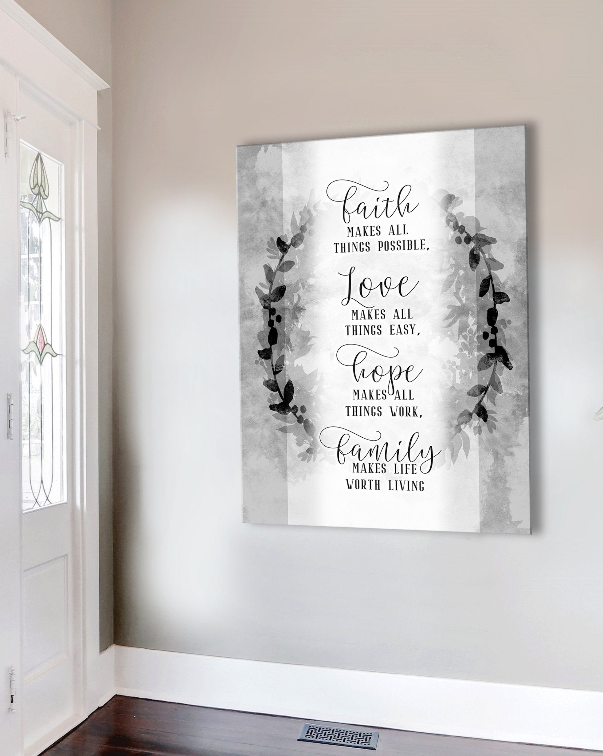 Faith Wall Art: Ready-To-Hang Wood Frame - Buy 2 Save 20%