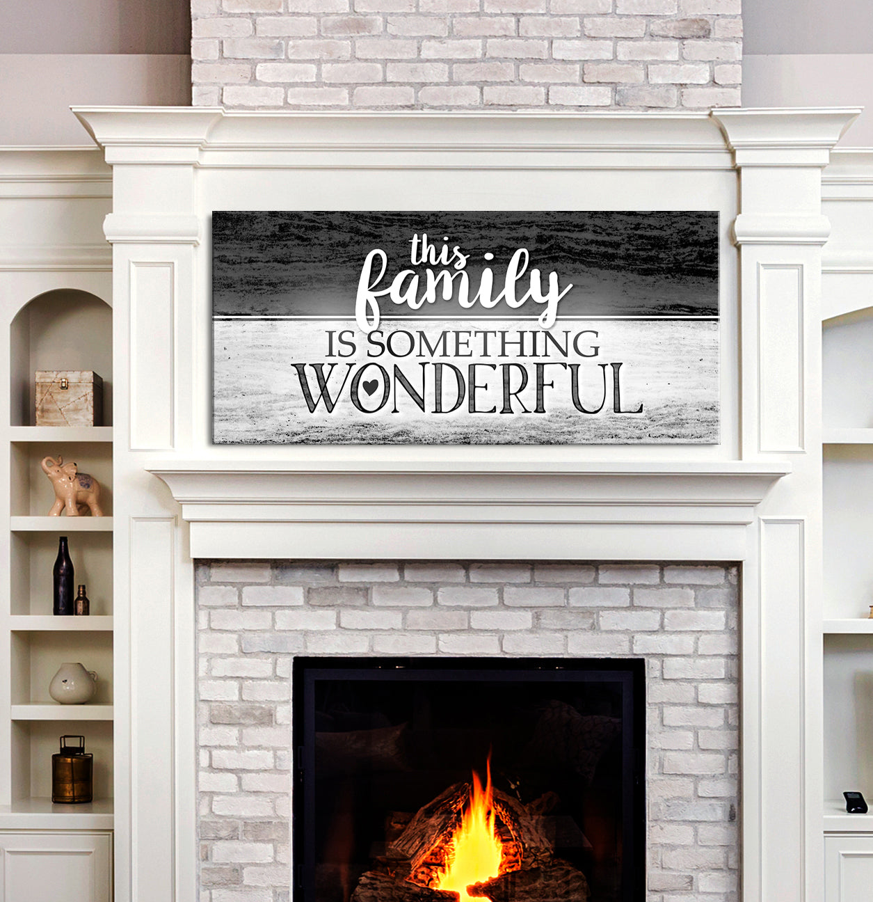 Amazing Family Wall Art: 'This Family is Something Wonderful' with Wood Frame, Ready to Hang - Buy 2 Get 20% Off!
