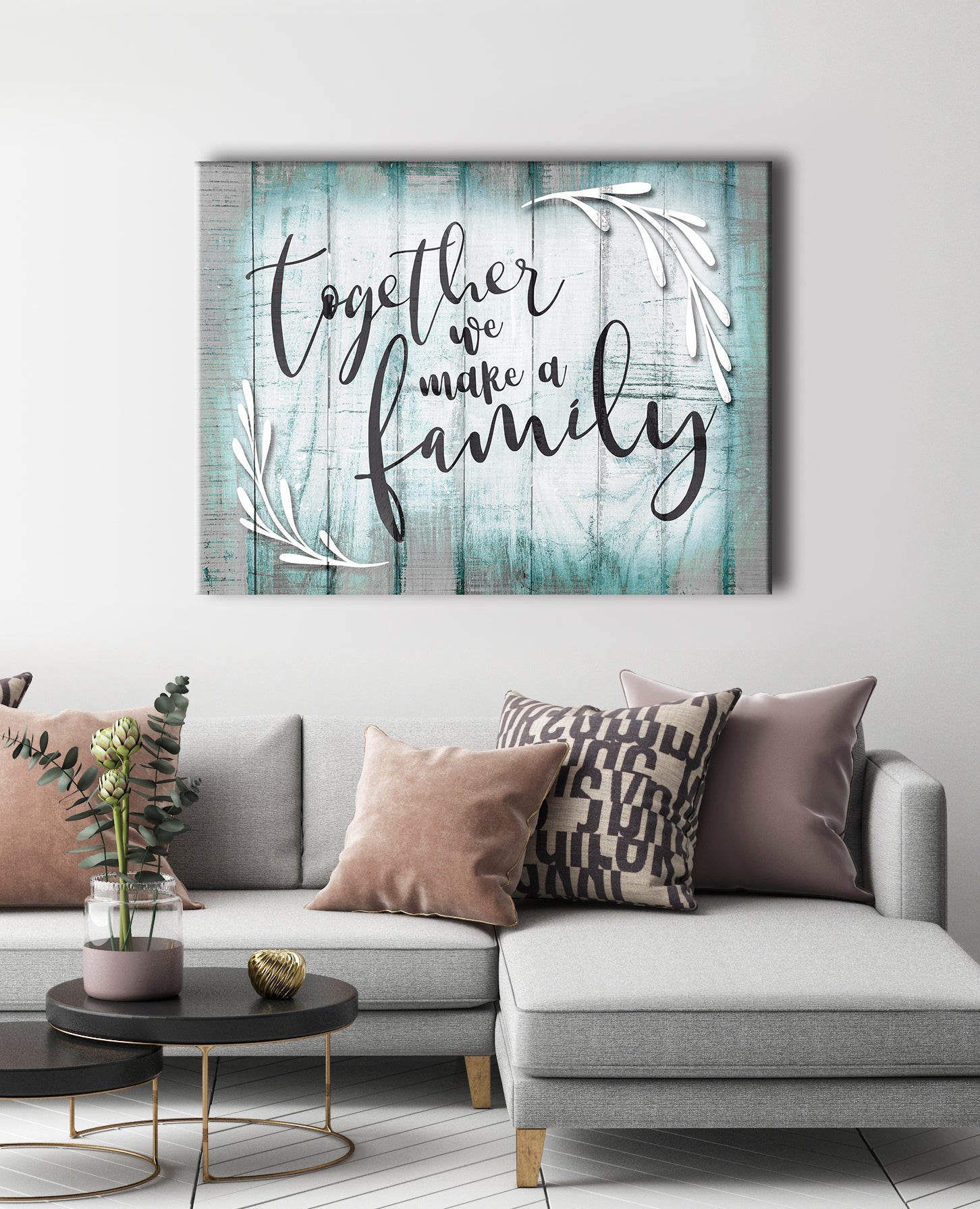 High - Quality Wood - Framed Family Wall Art: Ready to Hang for Your Home