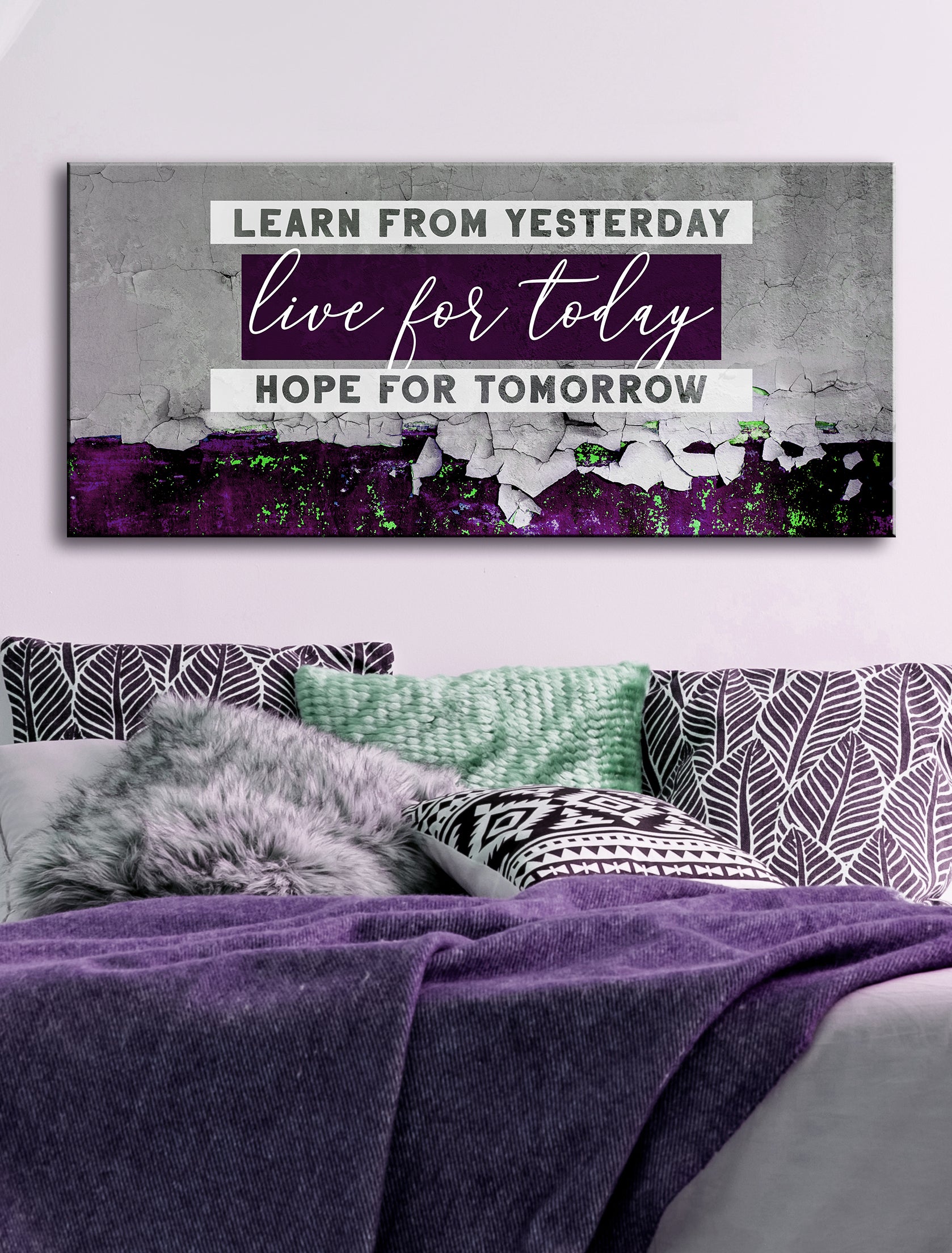 Ready-to-Hang Inspire Wall Art: Learn from the Past (Wood Frame)