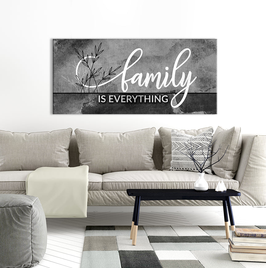 High - Quality Family Wall Art V9: Wood Frame, Ready to Hang