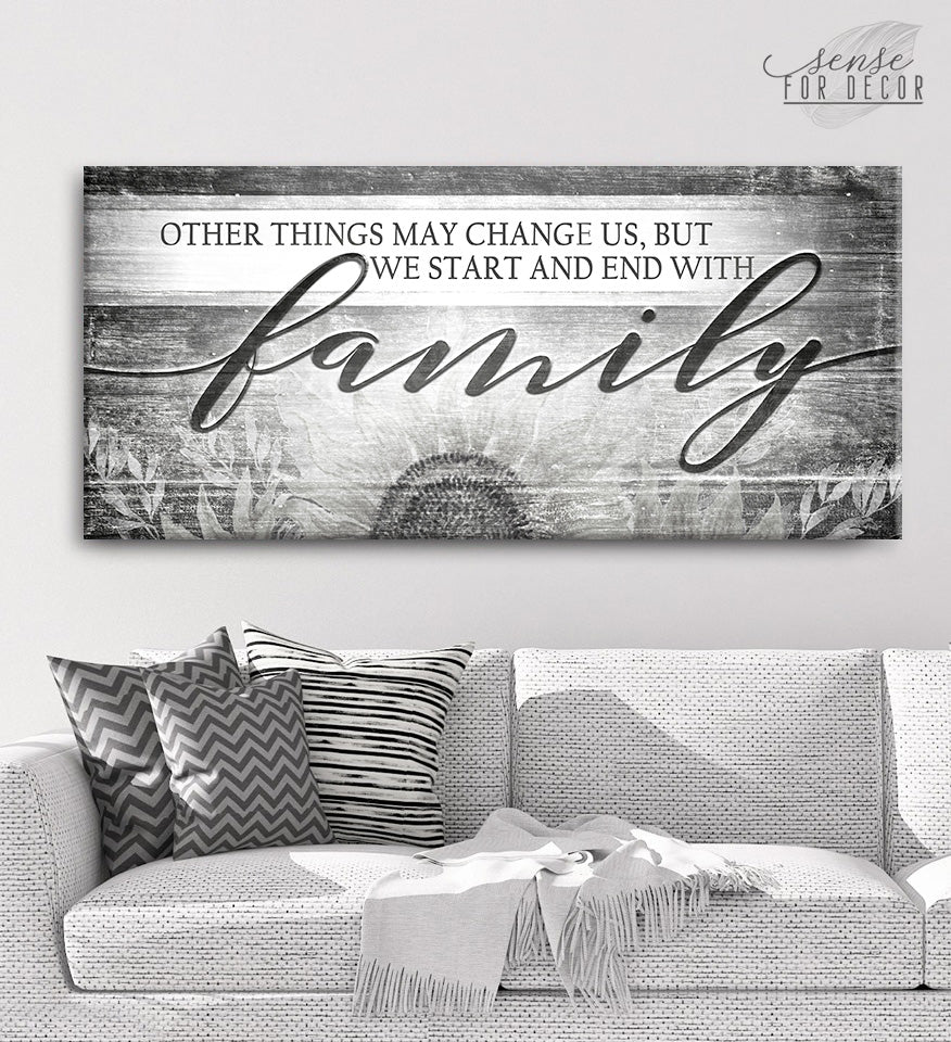 High - quality Family Wall Art: Family Remains Our Beginning and End