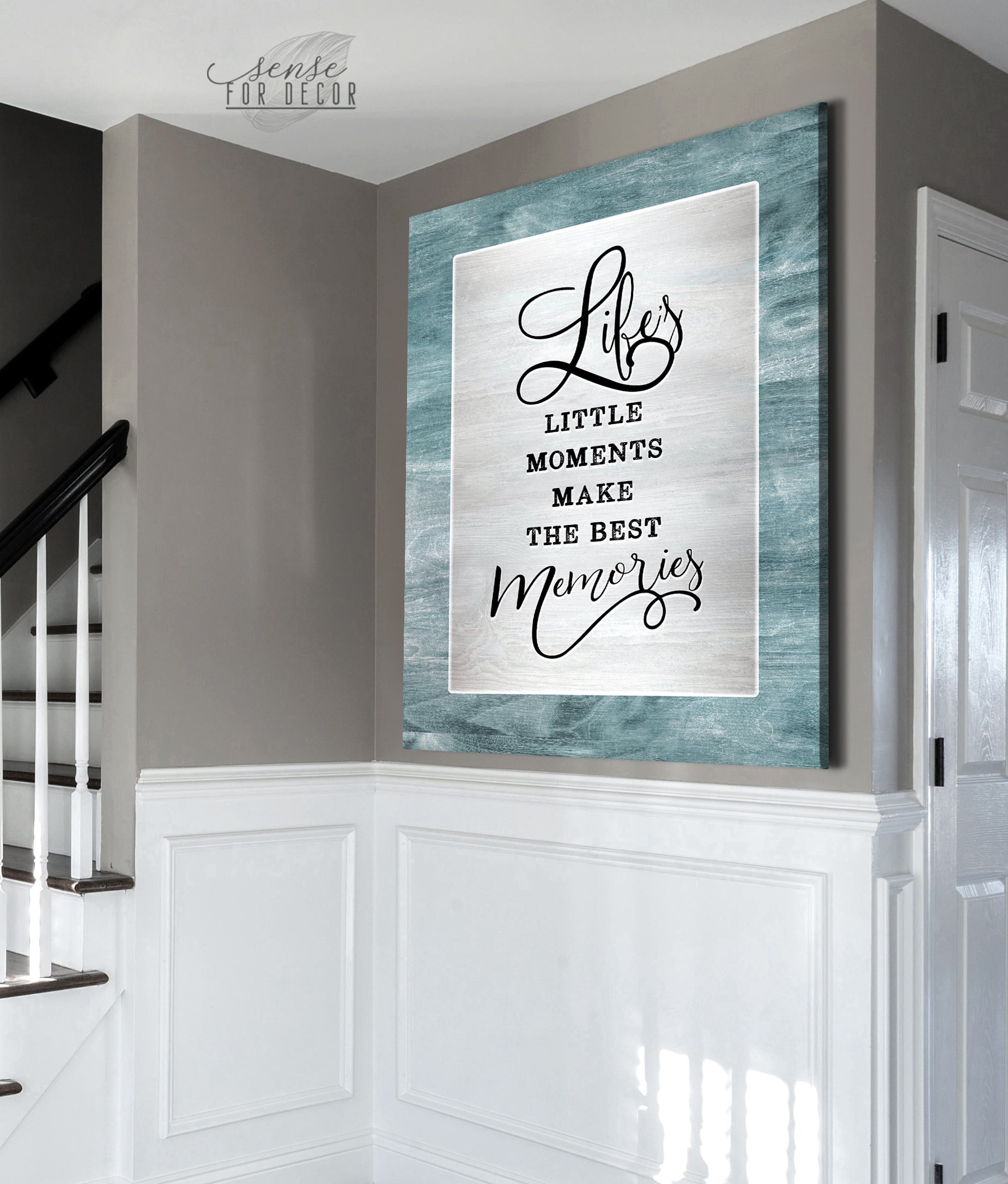 Family Wall Art: Lifes Moments, Best Memories (Wood Frame, Ready to Hang) - Buy 2, Save 20%
