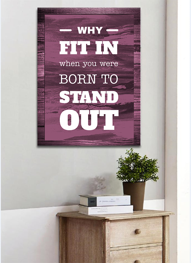 Unique Home Wall Art with Wood Frame, Ready to Hang - Stand Out!