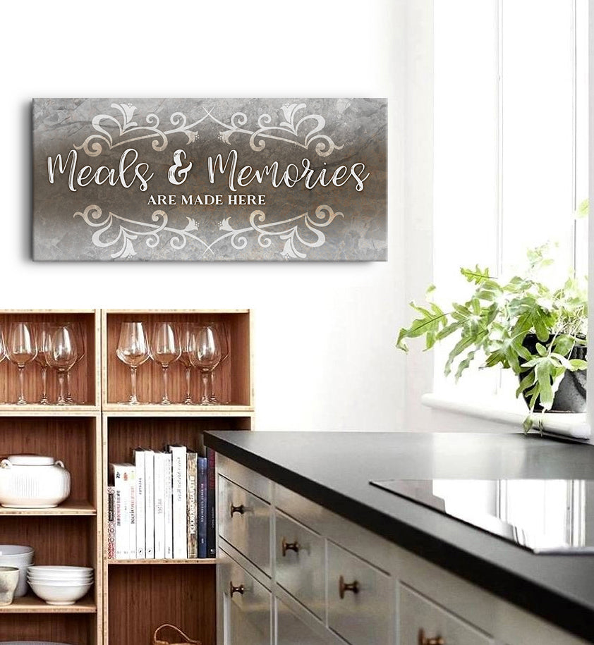 Ready-to-Hang Wood Frame Kitchen Wall Art: Where Meals & Memories Are Crafted