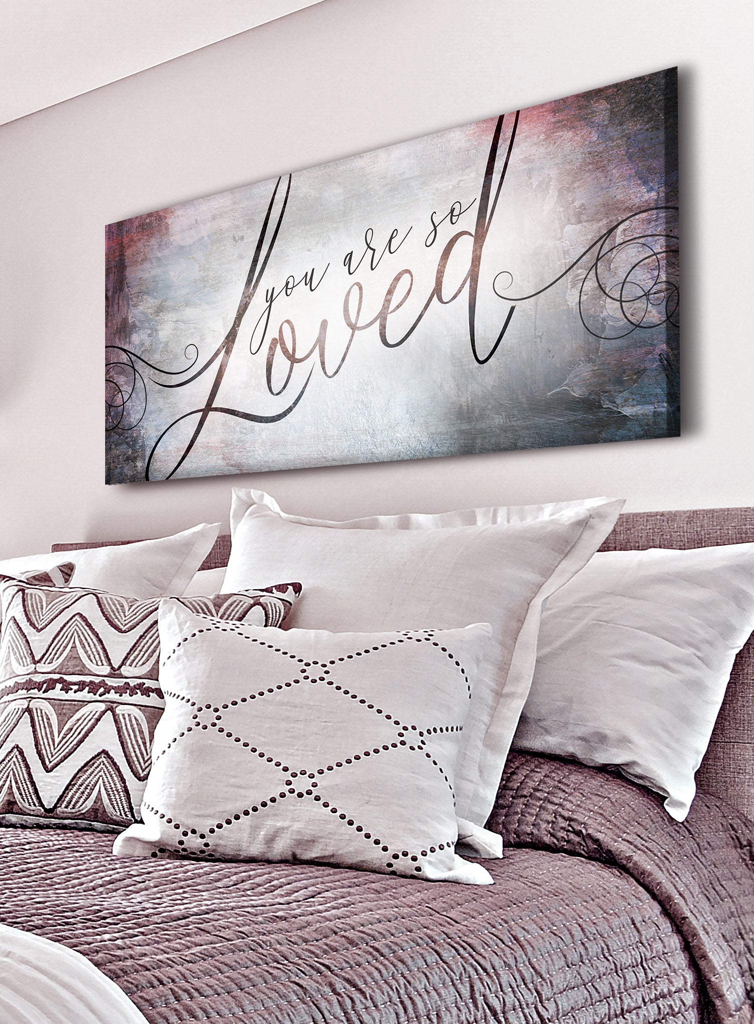Hot! Couples Wall Art: You Are So Loved V2 - Wood Frame, Ready To Hang