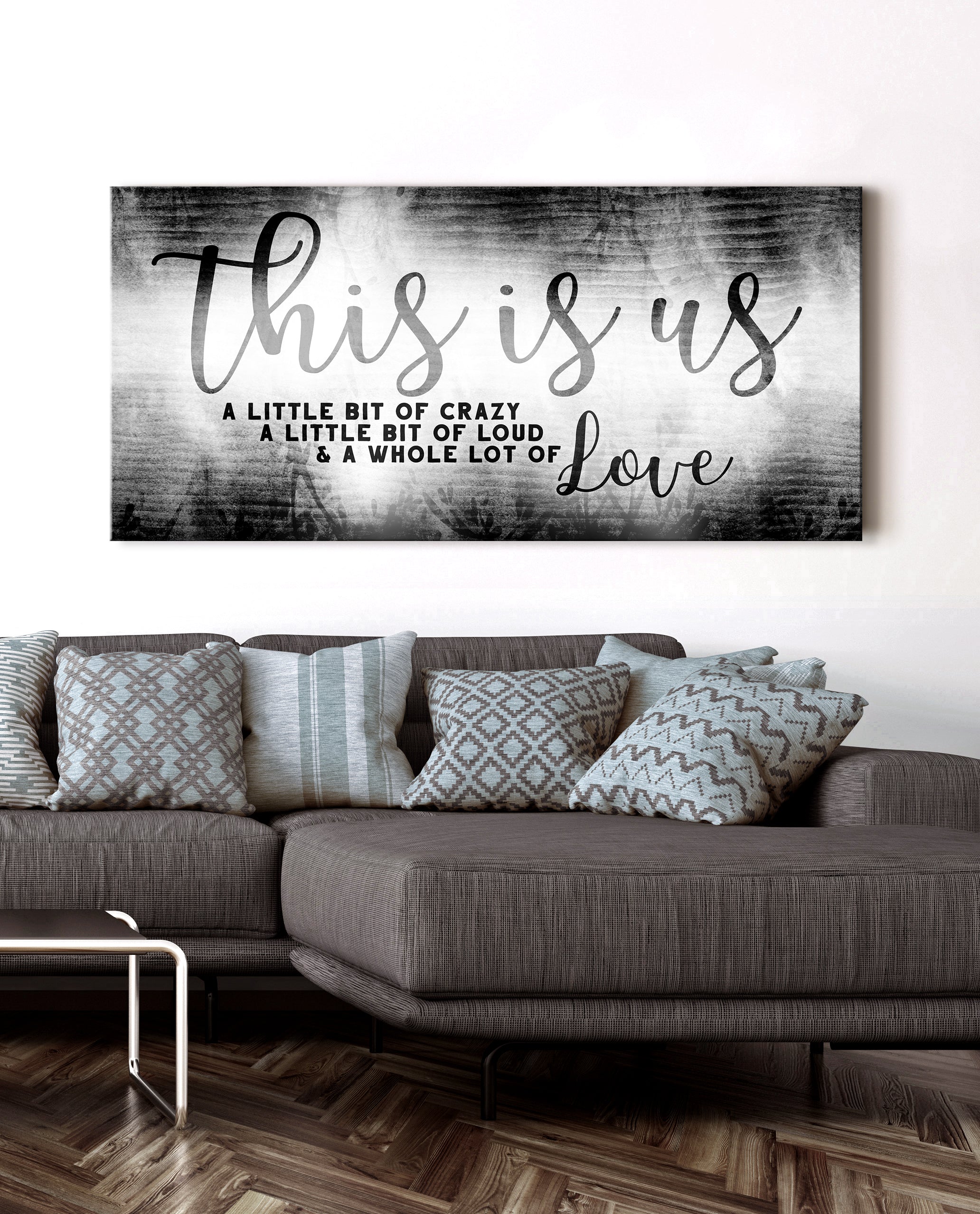 Hot Deal! Family Wall Art 'This Is Us' V12 (Wood Frame, Ready to Hang)