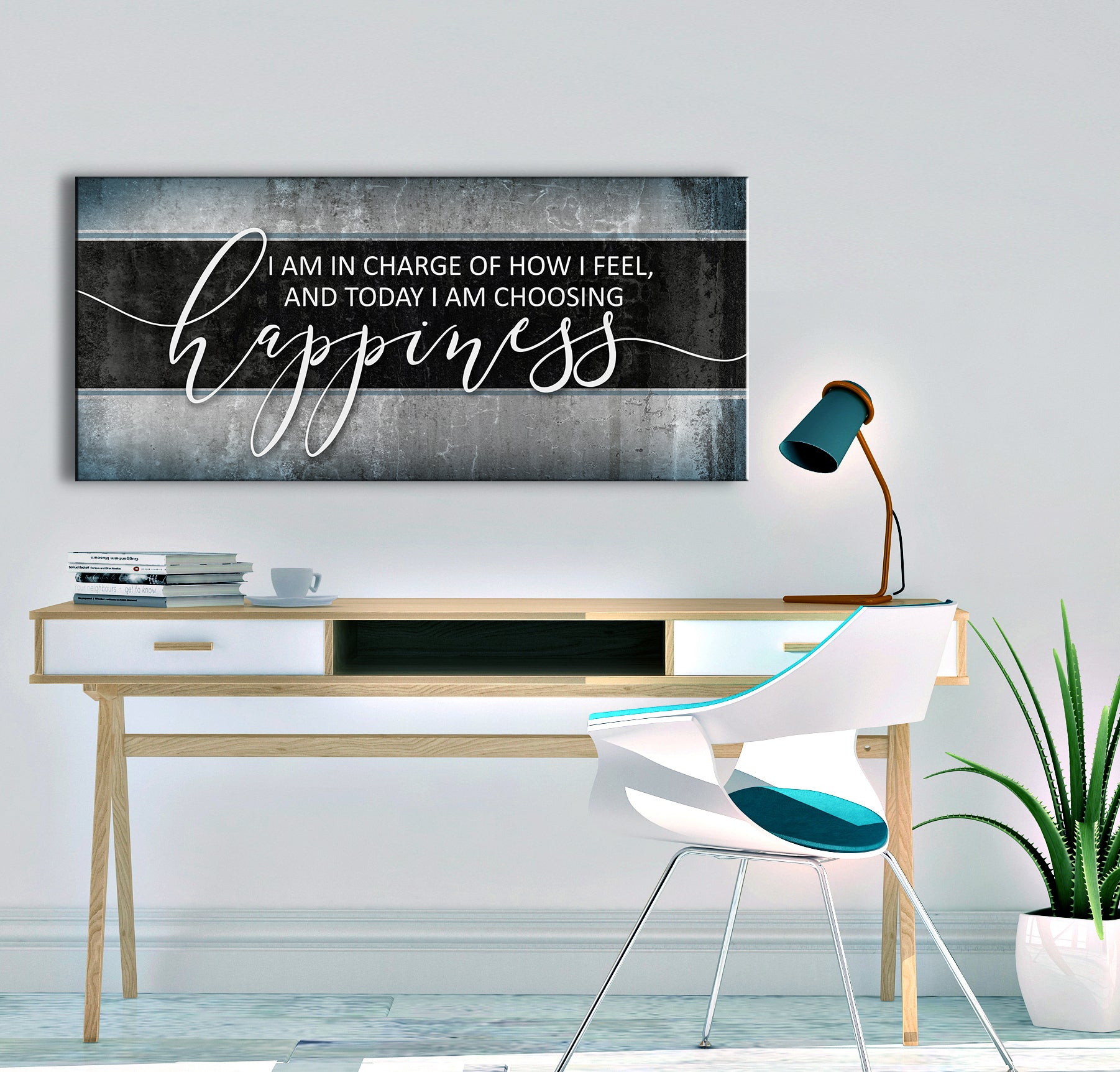 Ready-to-Hang Inspire Wall Art: I'm in Control of My Feelings (Wood Frame)