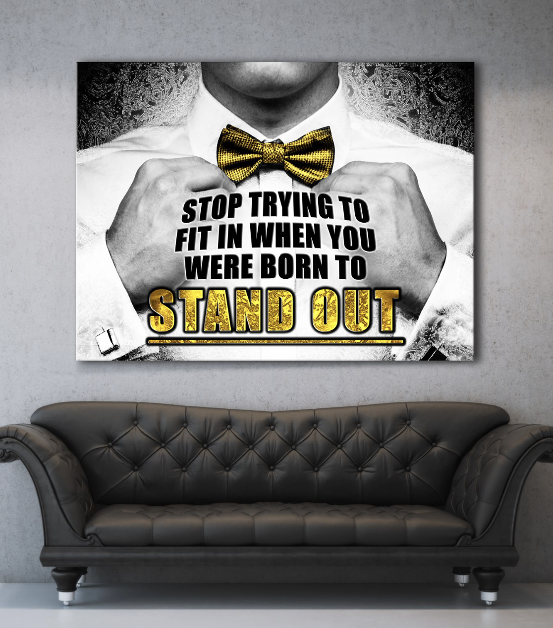 High - Quality Business Wall Art with Wood Frame, Ready to Hang
